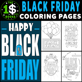 Black Friday Coloring & Activity Books Sale