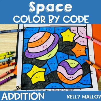 Preview of May After Testing Math Activities Coloring Pages Sheet Space Solar System Craft 