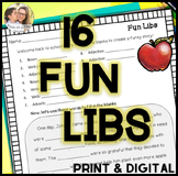 Fun Libs Similar to Mad Libs for Kids ™ Part of Speech NO 