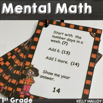 Preview of Fun End of the Year Activities First Grade Math Games Morning Work Mental Math 