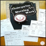 June Morning Work Kindergarten Summer Packet Math ELA Work