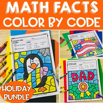 Preview of Mother's Day Math Craft Spring May Coloring Pages Bundle Sheets Color by Number