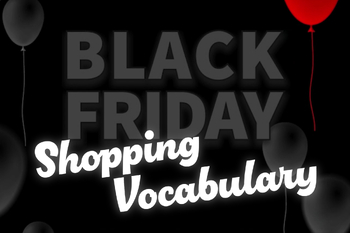 Preview of Black Friday - Shopping Vocabulary
