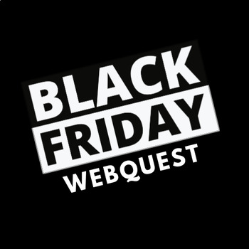 Preview of Black Friday Shopping Math Webquest