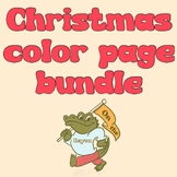 Black Friday sale | Christmas coloring page bundle