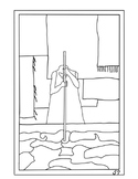 Black HIstory Month Coloring Sheet - Jacob Lawrence panel 