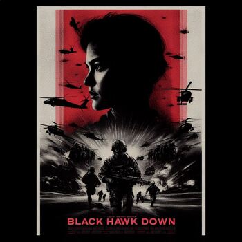 Preview of Black Hawk Down (2001) Movie Viewing Guide: Summary/Vocabulary/Questions