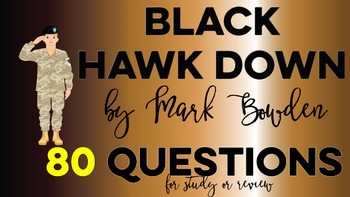 Preview of Black Hawk Down Reading Questions