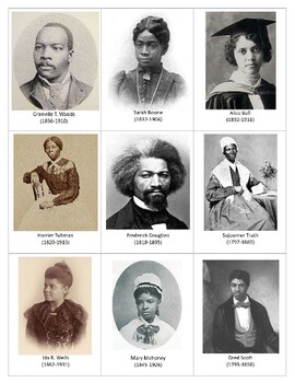 Preview of Black Historical Figures