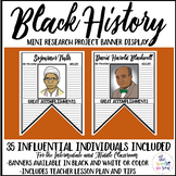 Black History Month Research Pennants