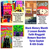 Black History 3 Lesson Bundle Guyton Ringgold Beardon Art 