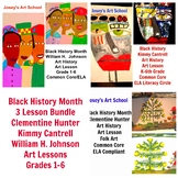 Black History 3 Lesson Bundle Hunter Cantrell Johnson Art 