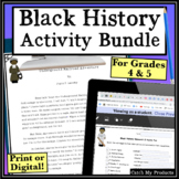 Black History Activities Bundle