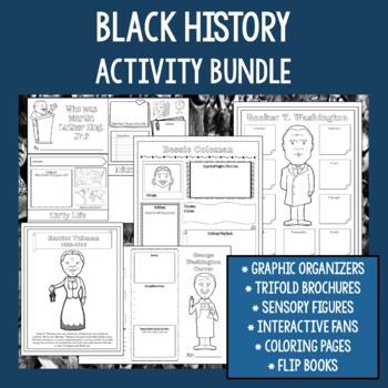 Preview of Black History Activities Bundle