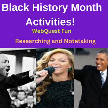 Preview of Black History Month  (Activities/WebQuest)