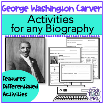 Preview of Black History Activities for Speech Therapy  |  George Washington Carver