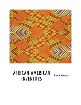 Preview of Black History:  African American Inventors
