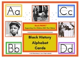 Black History Alphabet Cards
