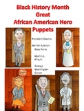 Black History American Hero Puppets