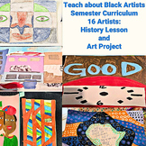 Black History Art Lessons Bundle Curriculum 16 History Ful
