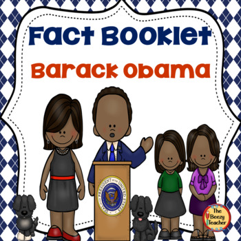 Preview of Black History Barack Obama Fact Booklet | Nonfiction | Comprehension | Craft