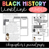 Black History Biographies & Timeline BUNDLE