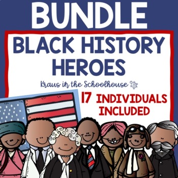 Preview of Black History Biography Activities Bundle