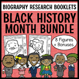 Black History Biography Research Projects SET