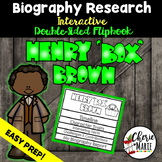 Black History Biography Research Report Flipbbook Henry Box Brown