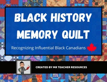Preview of Black History Biography and Quilt Activity