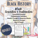Black History - Black Fraternities and Sororities BUNDLE