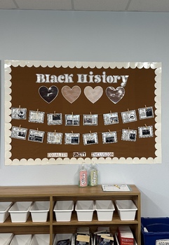 Preview of Black History Bulletin Board Accents