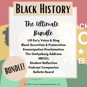 Preview of Black History Bundle