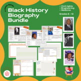 Black History Bundle: Biographies, Activities and Portrait