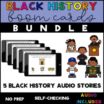 Preview of Black History Bundle - Boom Cards {Distance Learning}