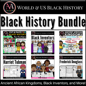 Preview of Black History Bundle | Historical Figures, Black Inventors, African Kingdoms