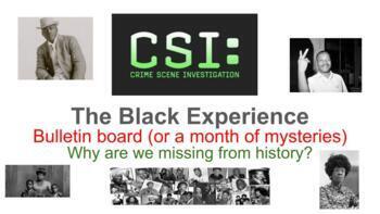 Preview of Black History CSI