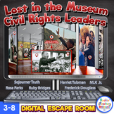 Black History Civil Rights Leaders Biography Digital Escape Room