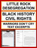 Black History Civil Rights Reading Comprehension with Warr