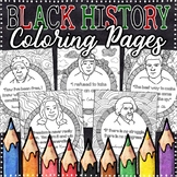 Black History Coloring Pages | Black History Month Activities