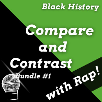 Preview of Middle School Compare and Contrast Nonfiction Passages Black History Bundle