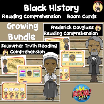 Preview of Black History Distance Learning Boom Cards