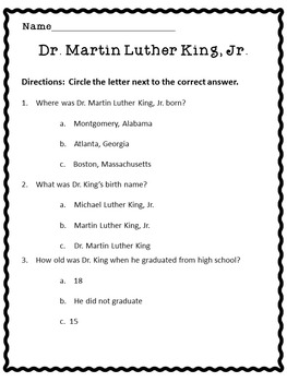 Black History: Dr. Martin Luther King, Jr. by Christi's Creative Corner