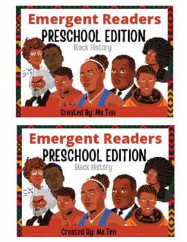Preview of Black History Emergent Readers | Preschool Edition