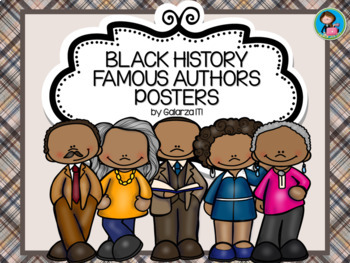 Preview of Black History Famous Authors Posters