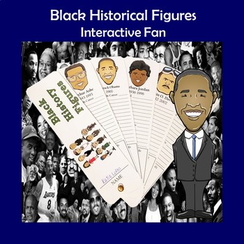 Preview of Black History Figures Interactive Fan