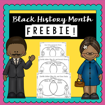 Preview of Black History Month Activities Free Martin Luther King, Jr., Parks, and Obama