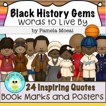Preview of Black History Gems: BookMarks and Posters Bundle