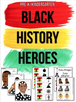 Preview of Black History Heroes for Preschool, Pre-K, and Kindergarten