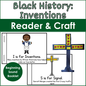 Preview of Black History Inventions Booklet for Early Readers